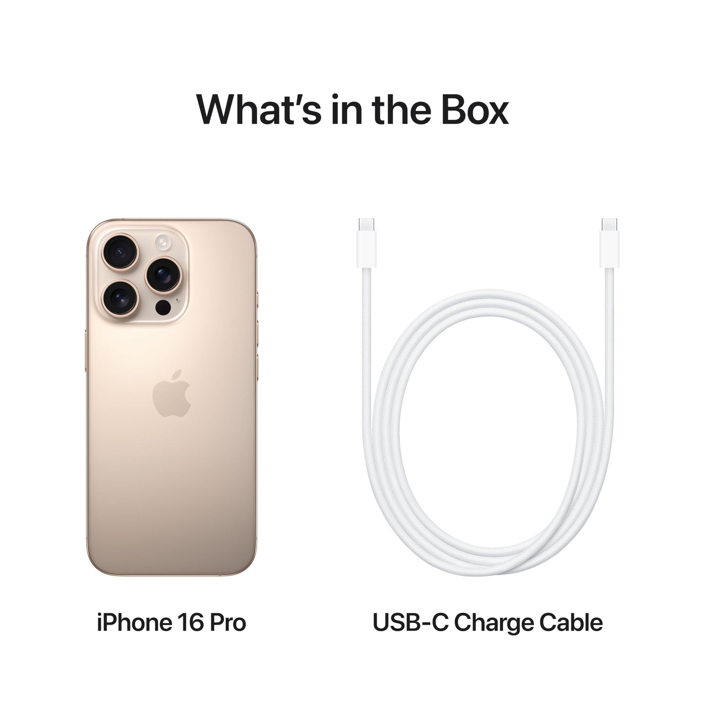 Apple iPhone 16 Pro (256 GB) - sandfärgat titan