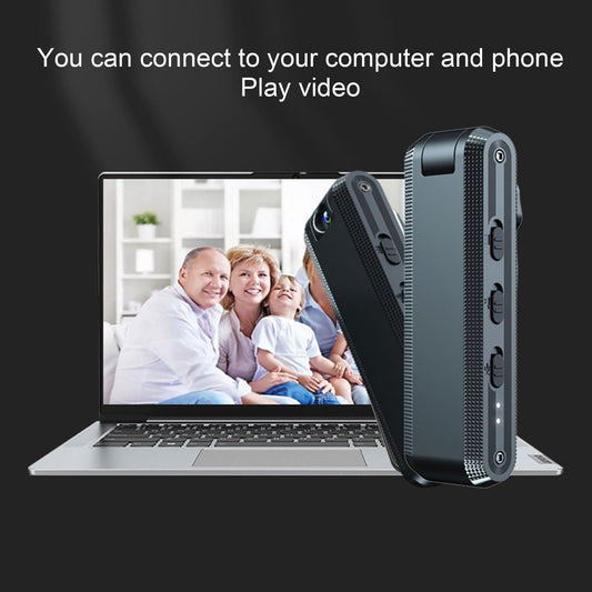 Body Camera Mini Bodycam, 1080p HD Portable Camera, Wearable Personlig Videokamera med 180 ° Roterande Lins, Nattvision för Vlogging, Plog, Sport, Resor