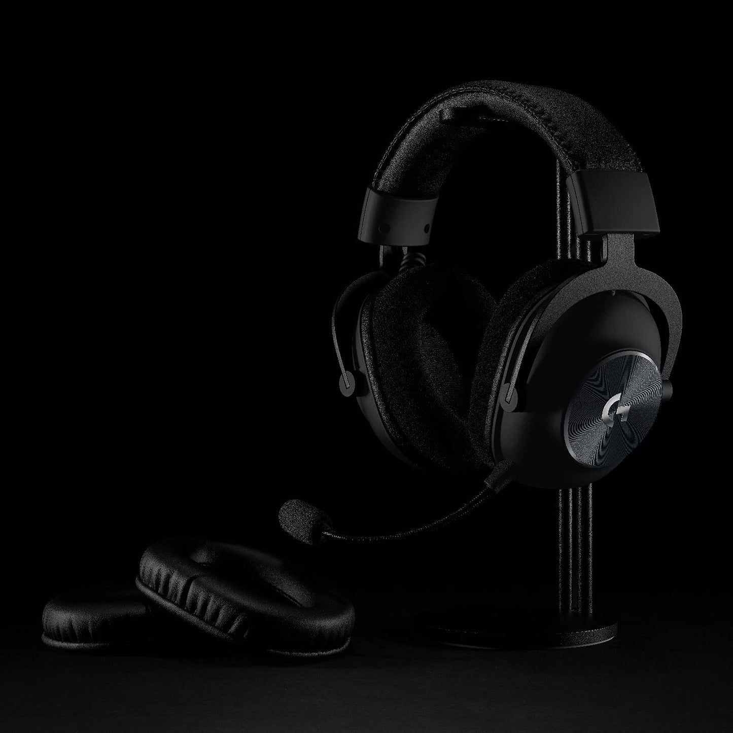 Logitech G PRO X Wireless LIGHTSPEED Spelheadsetet med Blue VO!CE-mikrofonfilterteknik, PRO-G-högtalarelement på 50mm, DTS Headphone: X 2.0, 20+ timmars batteritid, PC, PS5, PS4, Switch - Svart