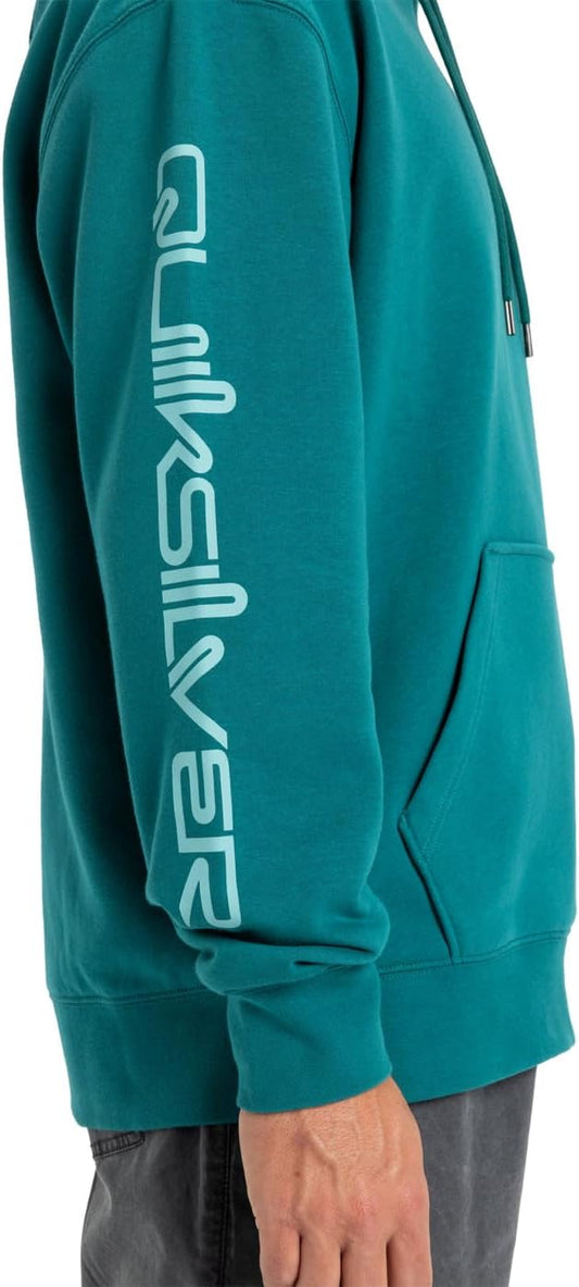 Quiksilver herr Omni Logo Hoodie Pullover-tröja (1-pack)