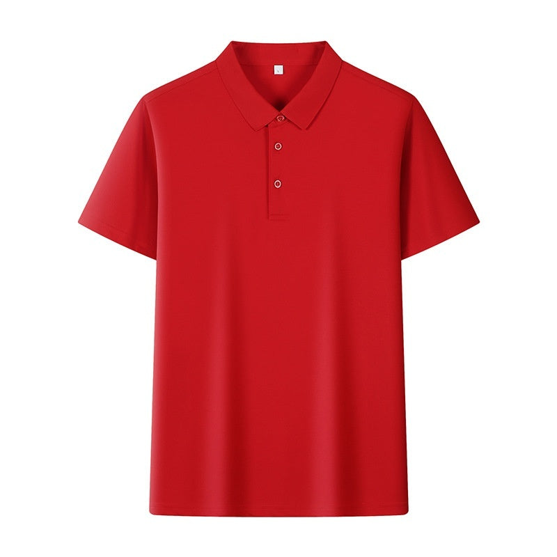 High-end Ice-silk Quick-drying NIO Workwear Short-sleeve Shirt