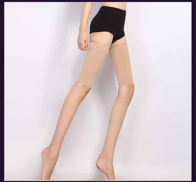 Shaped fat burning socks