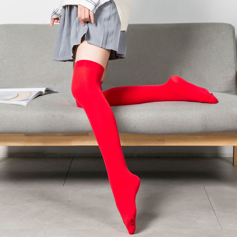 Japanese-style Velvet Over-the-knee Stockings