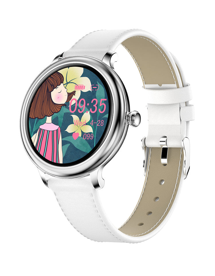 Smart Full Circle Touch Screen Heart Rate Sleep Monitoring Female Watch