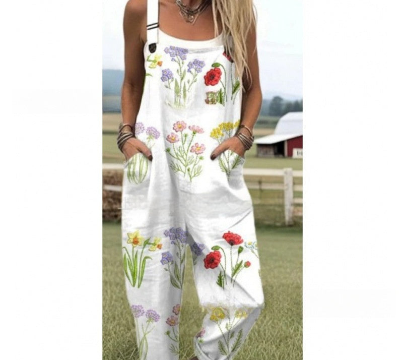 Digital 3D Printing Button Strap Casual Female Suspenders