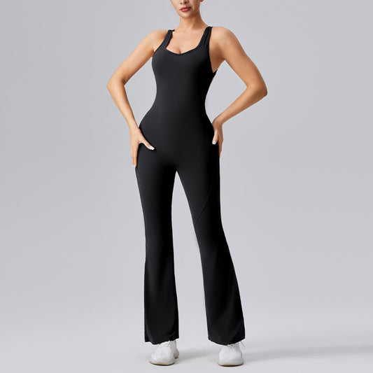 European And American Backless Sleeveless Jumpsuit Women