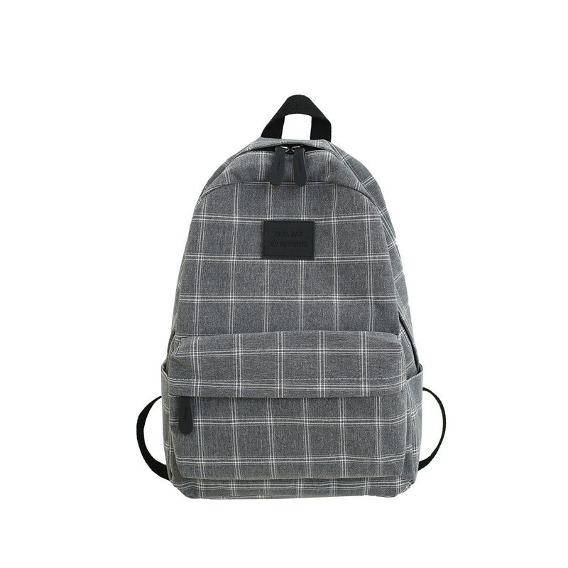 Female Middle School Students Junior High School Backpack College Students Simple Cute Schoolbag