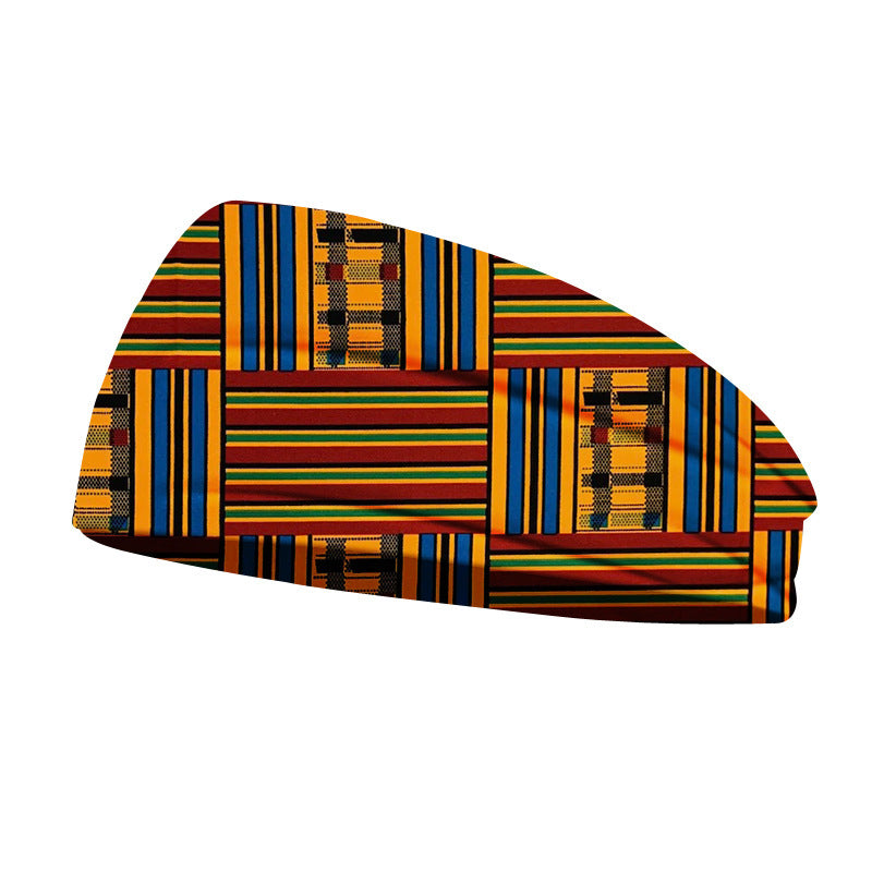 Geometric Print Men's And Women's Fashion Simple Headband