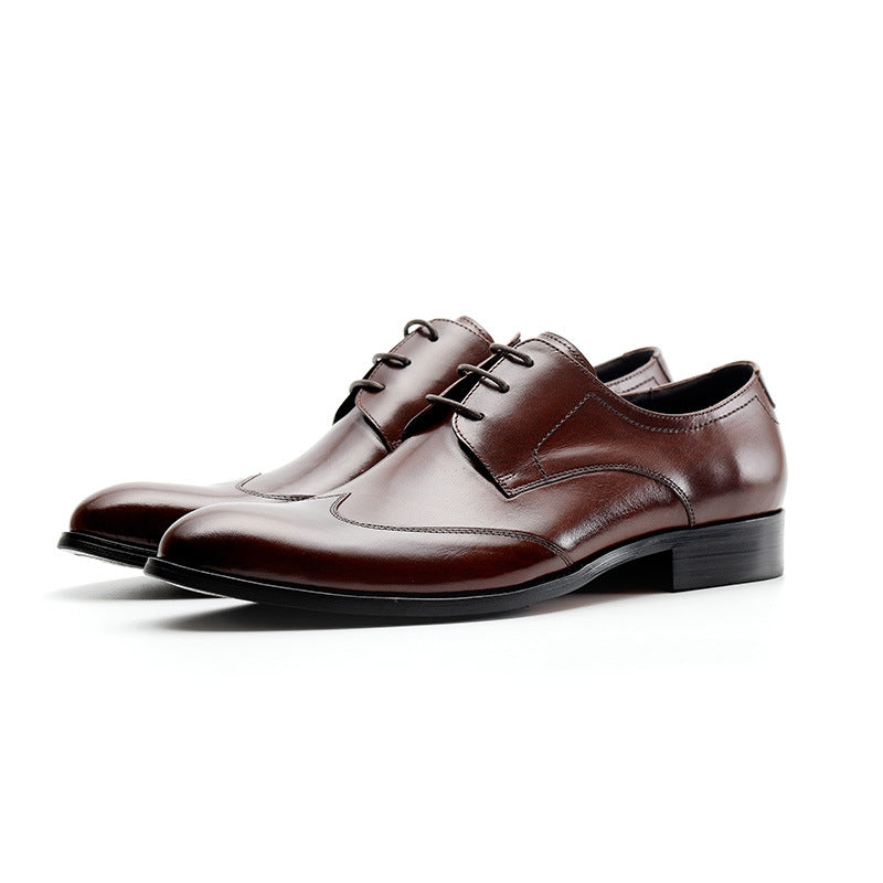 Men's Formal Business English Pointed Toe Shoes
