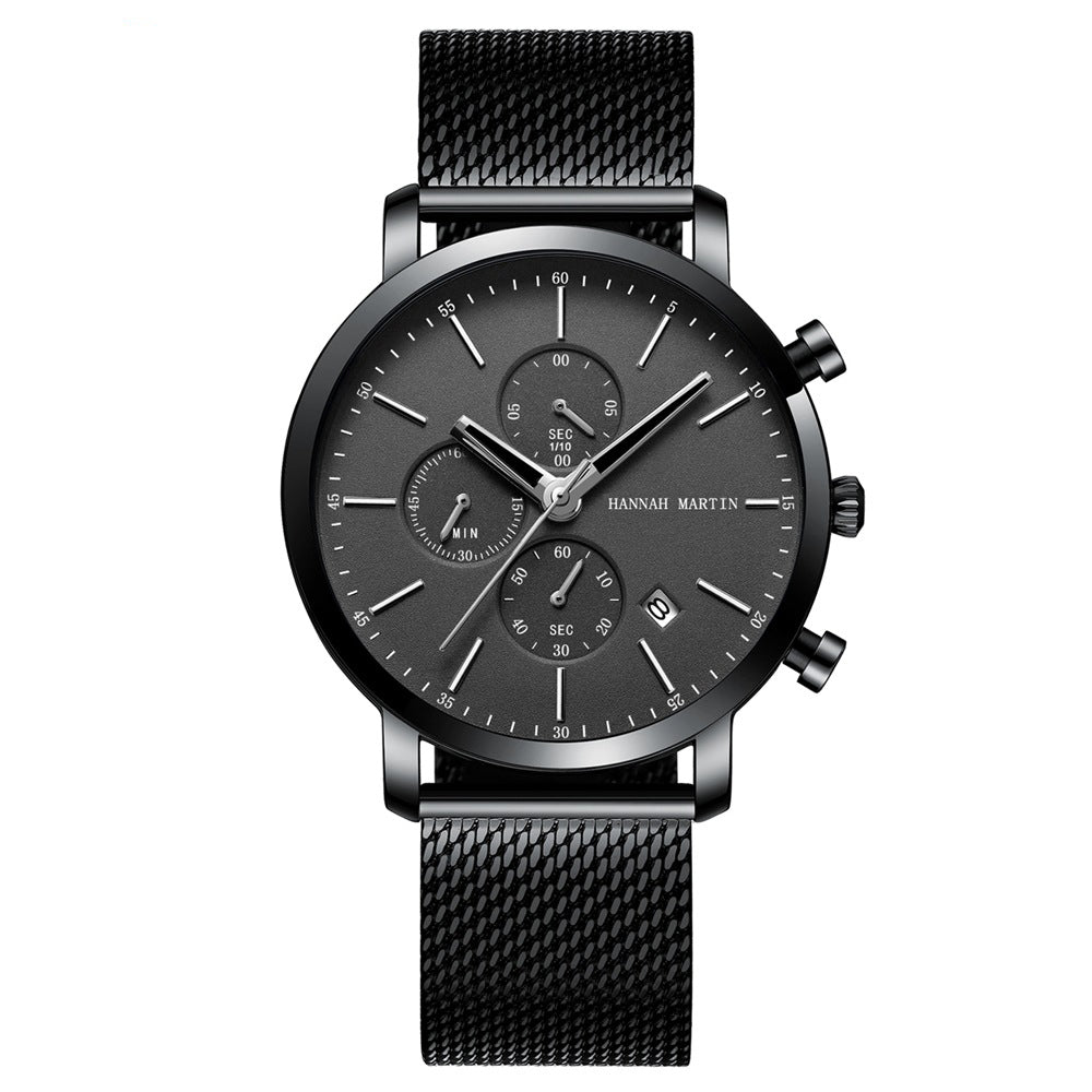 Business Casual Waterproof Calendar Men's Watch