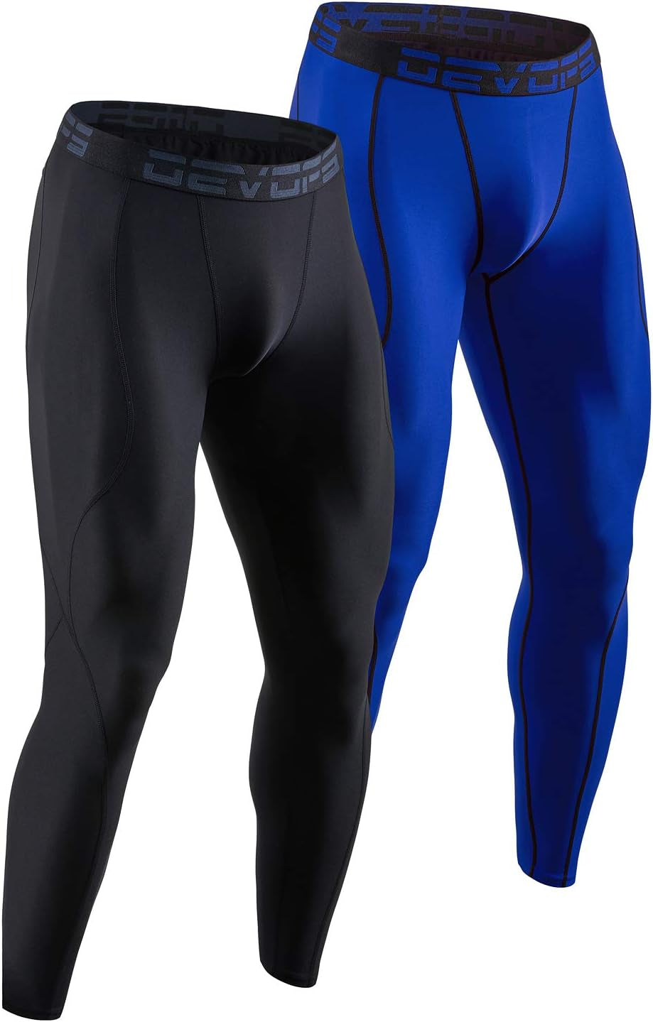 2 or 3 Pack Men'S Compression Pants Athletic Leggings with Pocket/Non-Pocket