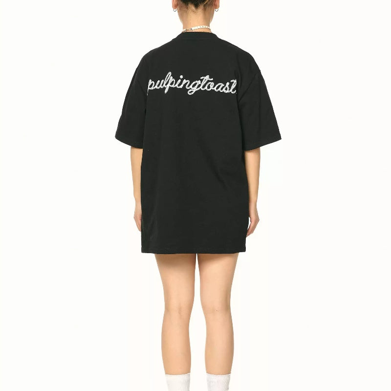 Retro Toast Printed Short-sleeved T-shirt For Women