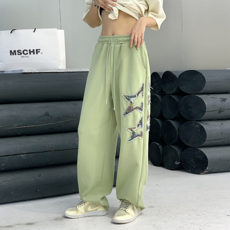 Pentagram Loose Straight Trousers Children