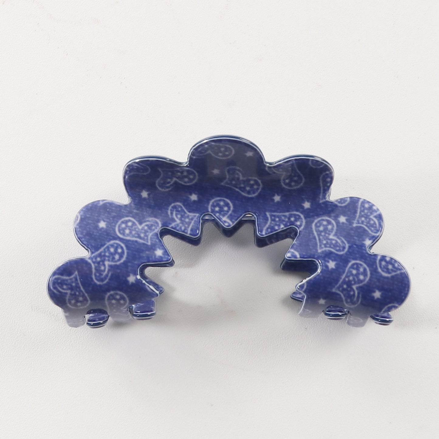 New Wave Grip Blue Series Pvc Barrettes Female Back Head