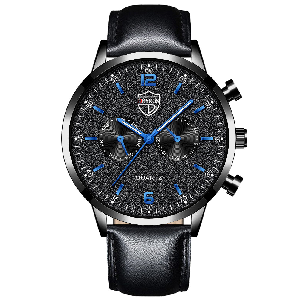 Men's Calendar Luminous Quartz Watch