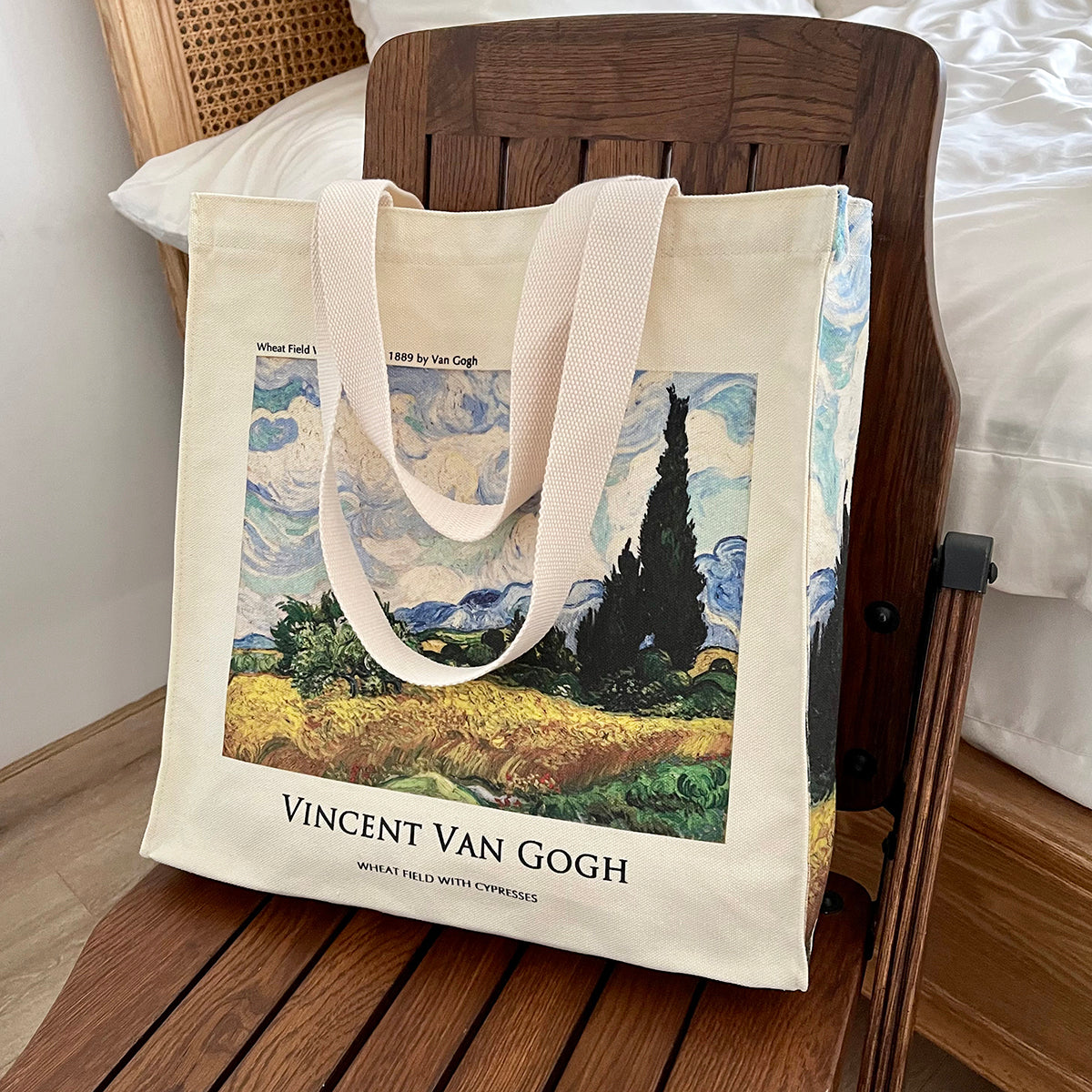 Antique Art Large-capacity Canvas Bag