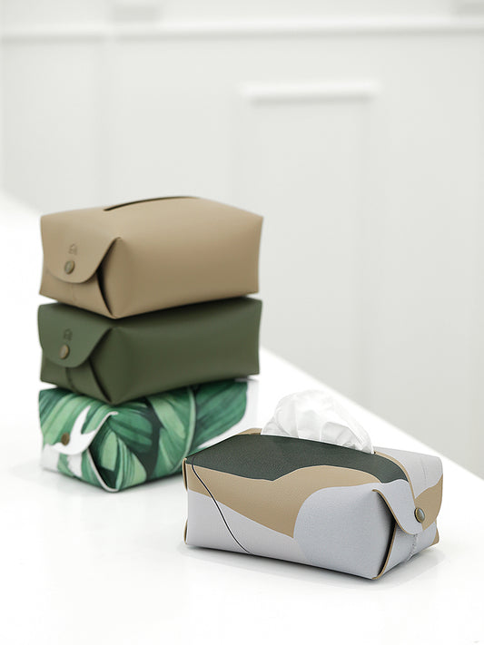 INS Wind Leather Tissue Box High-end Car