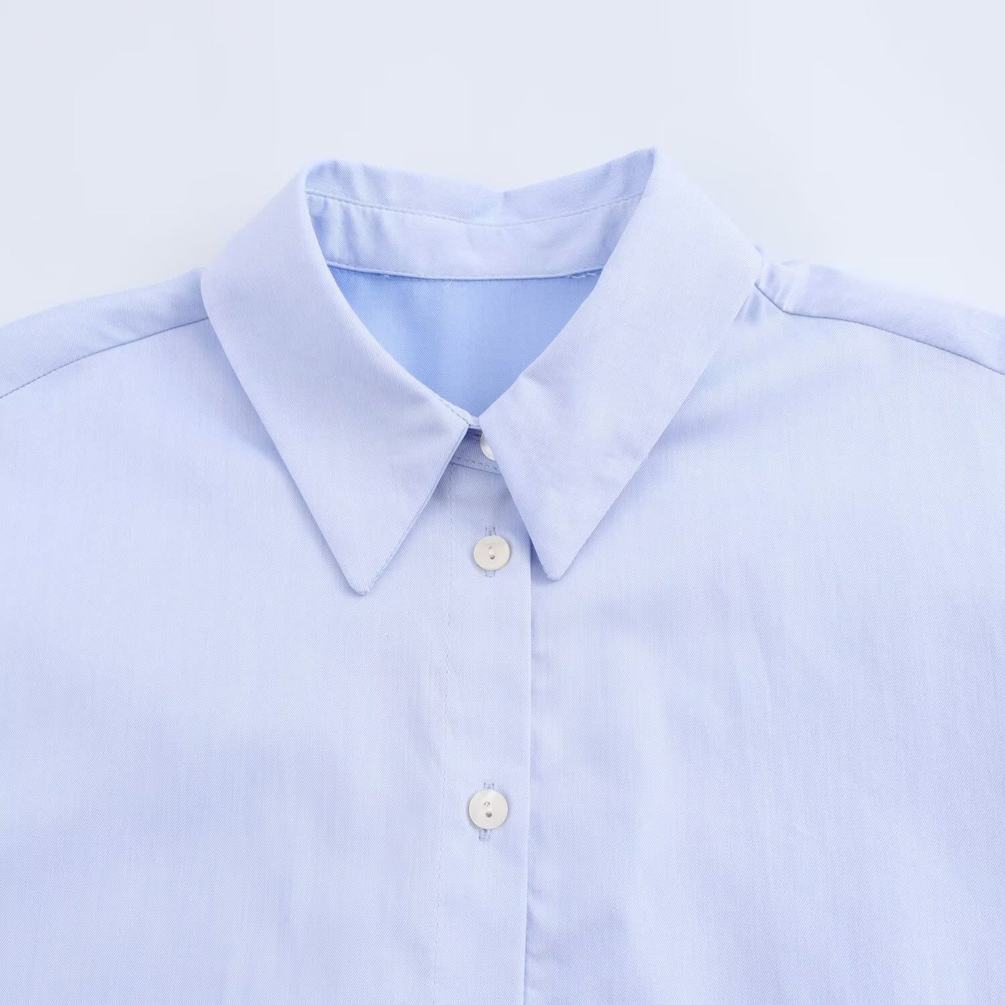 Lapel Single-breasted Simple Loose Shirt