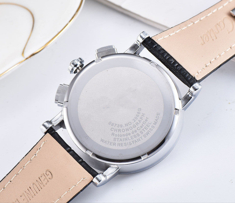 running seconds business watch 6-pin