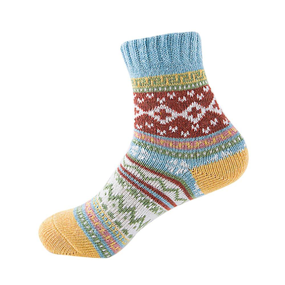 Ethnic wind cashmere socks