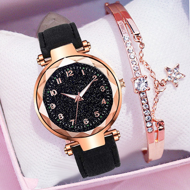 Fashion Starry Sky Trend Casual Student Watch