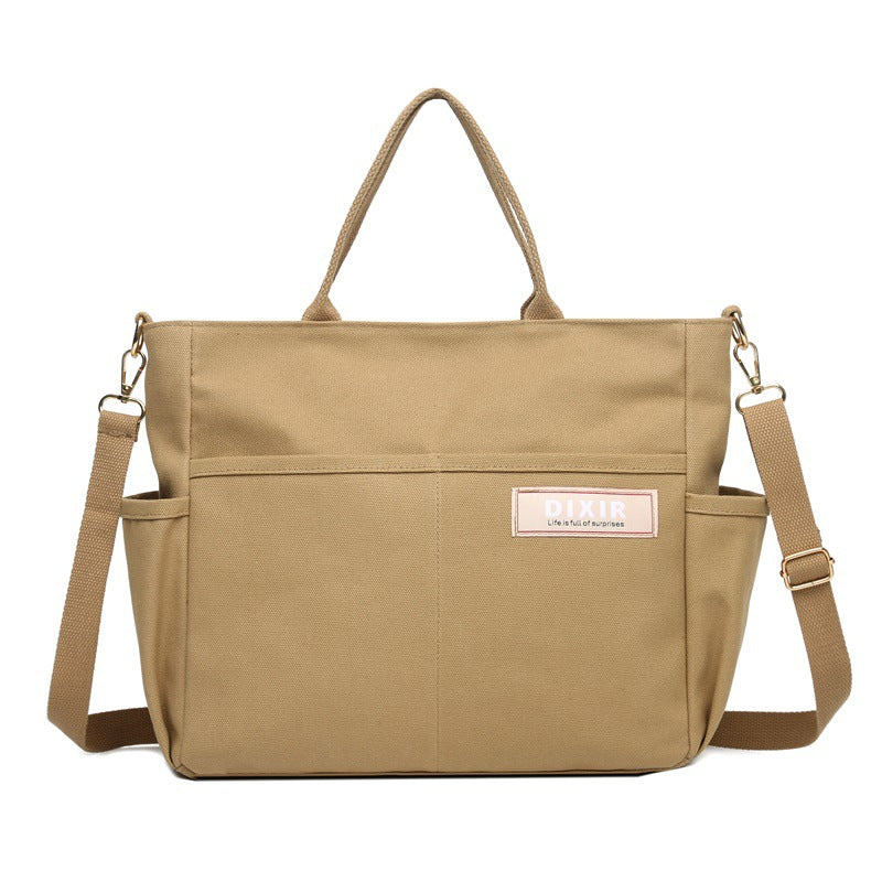Women's Large-capacity Canvas Shoulder Handbag