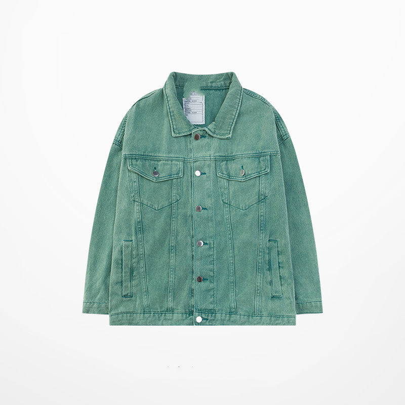 Lapel Jacket Loose Top Stitching Tooling