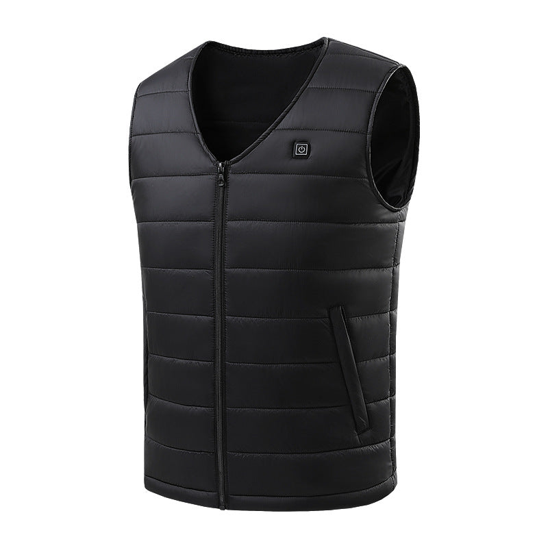 Smart Selvvarmende Vest V-hals USB-opladning