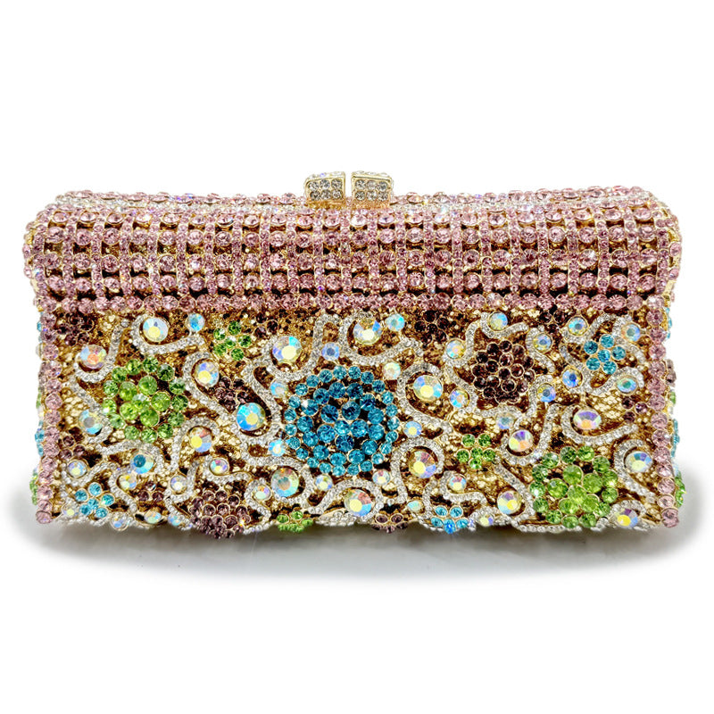 Handmade Spot Drill Dinner Bag Fashion Lady