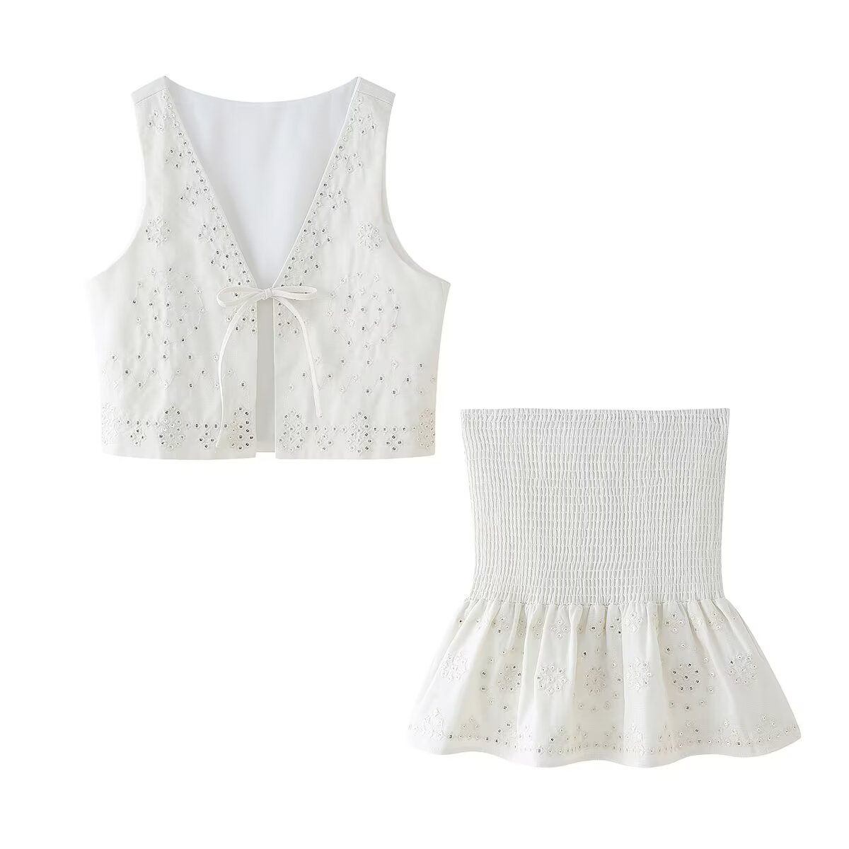 Personalized Fashionable Sequins Embroidered Waistcoat Vest Coat
