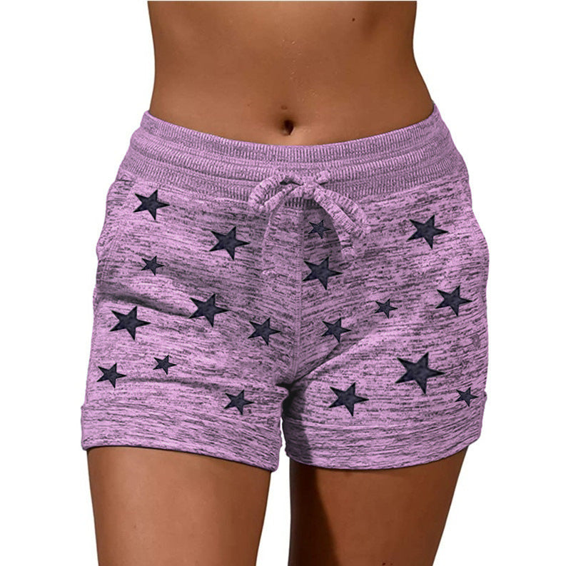 Shorts Yoga Pants Casual Sports Tight Waist Stretch Shorts