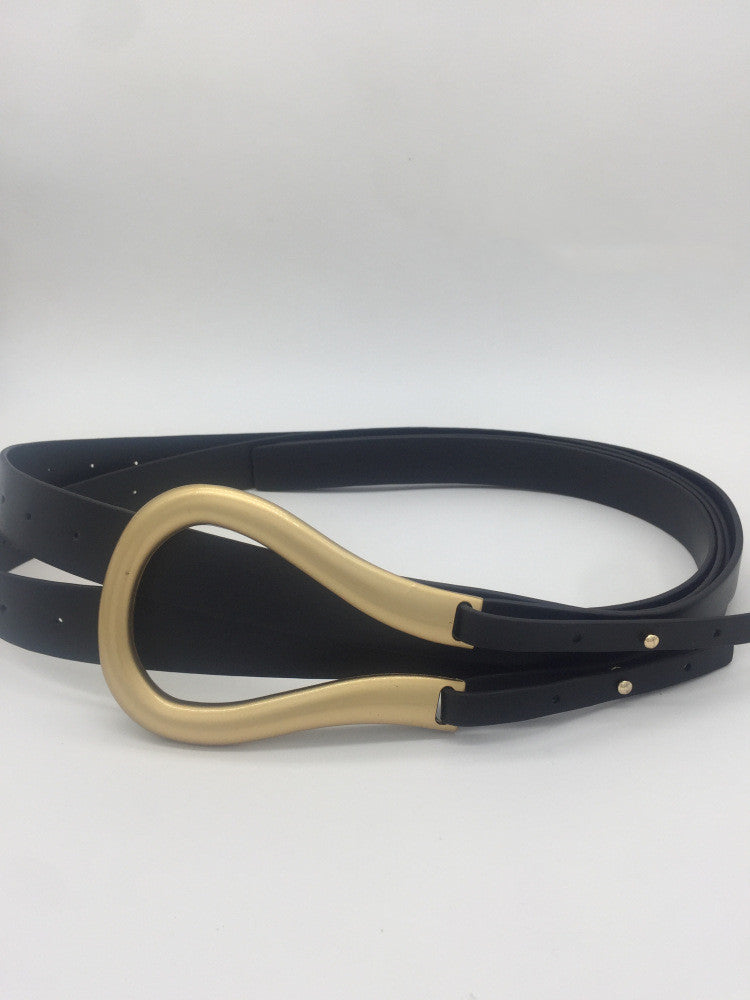 Women's wide waist belt