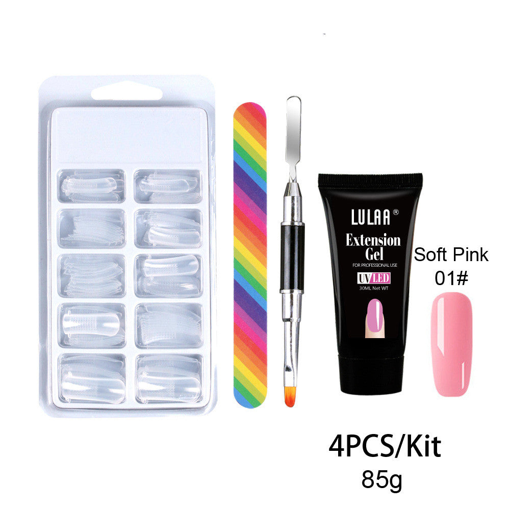Free paper support crystal extension glue set