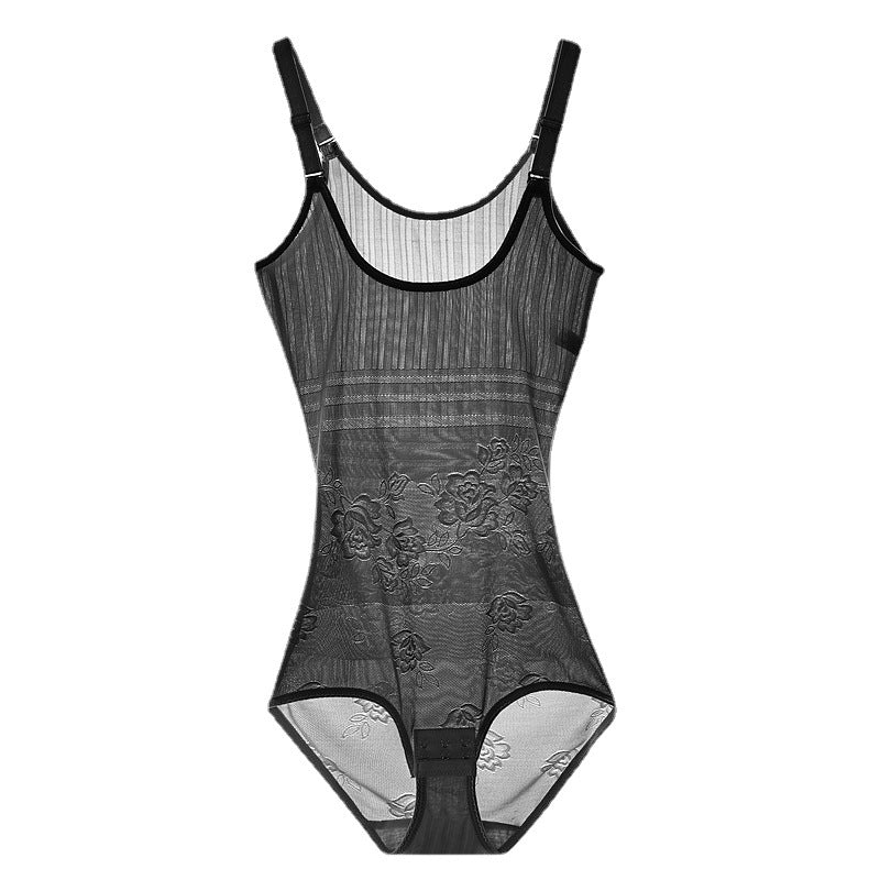 One-piece Corset Women's Postpartum Slimming Underwear Belly Contracting Hip Lifting Triangle Jumpsuit