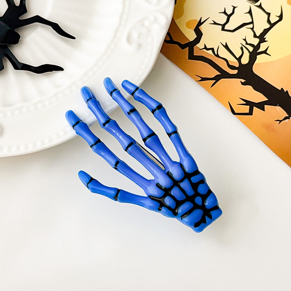 Halloween Skull Harajuku Hand Bone Hair Clip