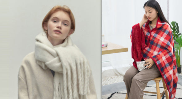 Glutinous Idle Style Thermal Long Scarf