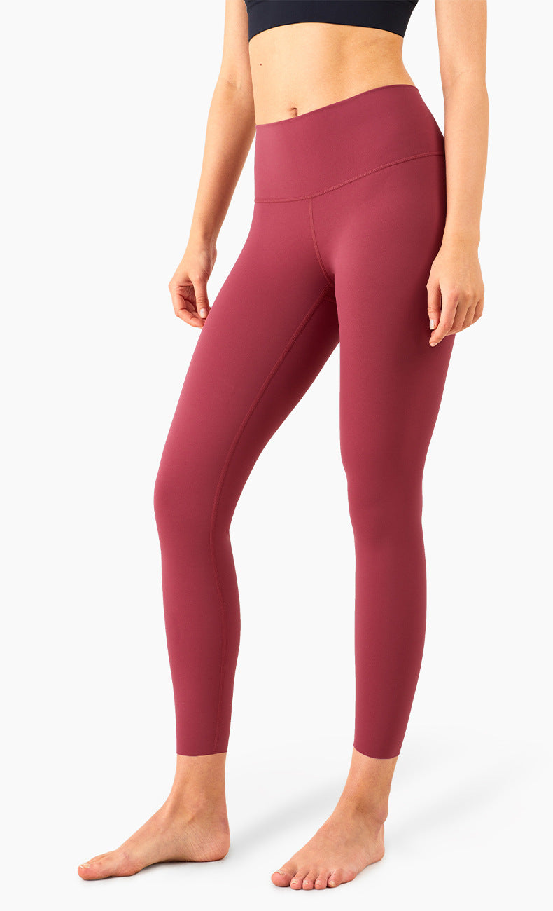 Back Waist Sealed Pocket High Waist Sports Yoga Pants