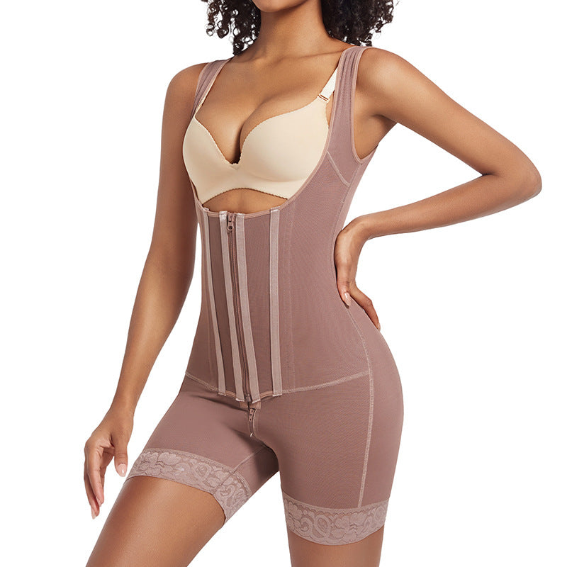 Mesh Body Shaping Jumpsuit For Women