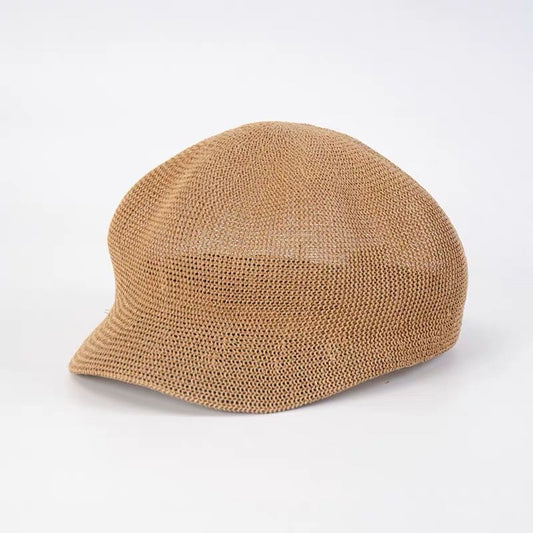 Solid Color Travel All-match Octagonal Hat