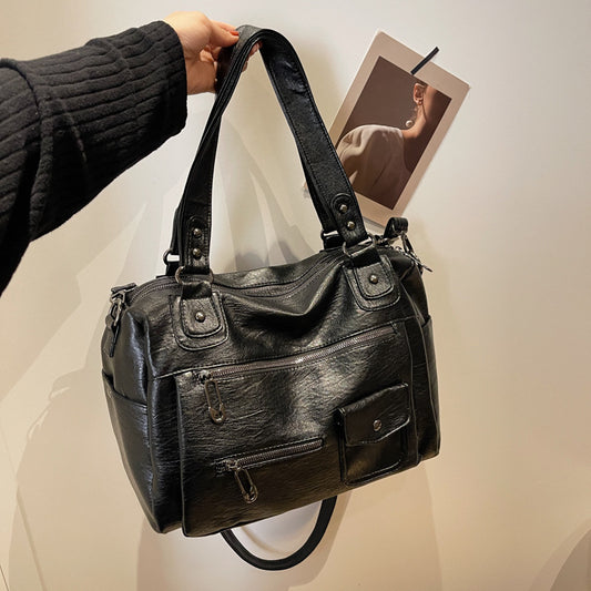 Fashion Retro Large-capacity Crossbody Bag