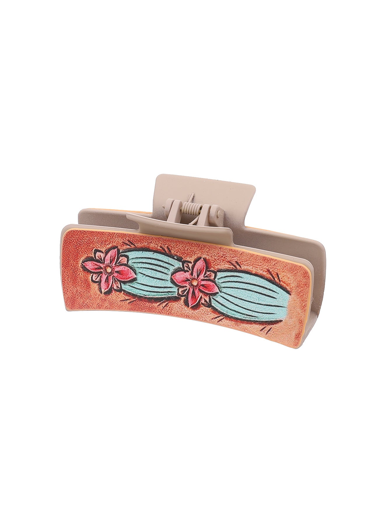 Denim Style Artificial Leather Barrettes Ladies