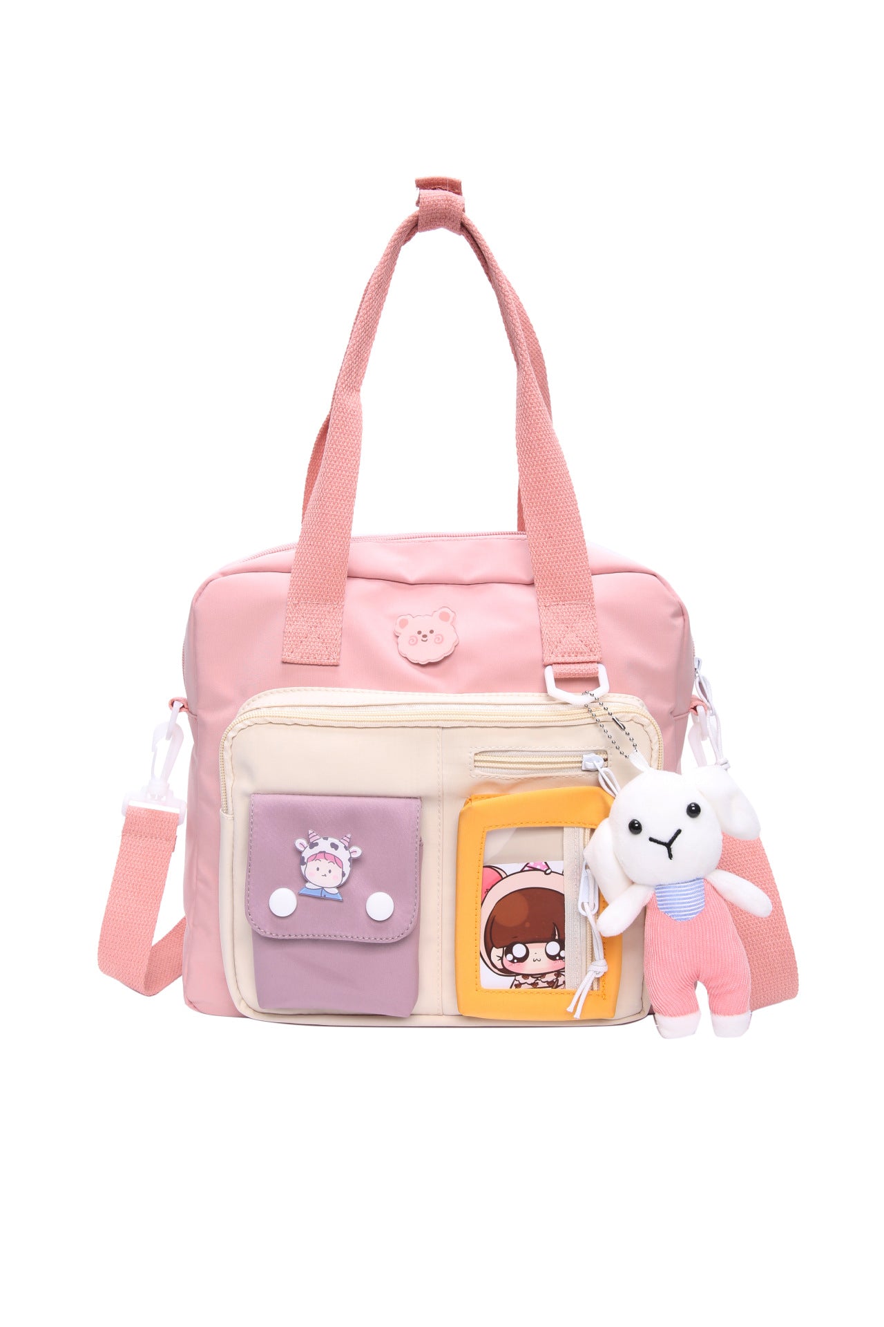 New Women's Large Capacity Cute Literary Handbag
