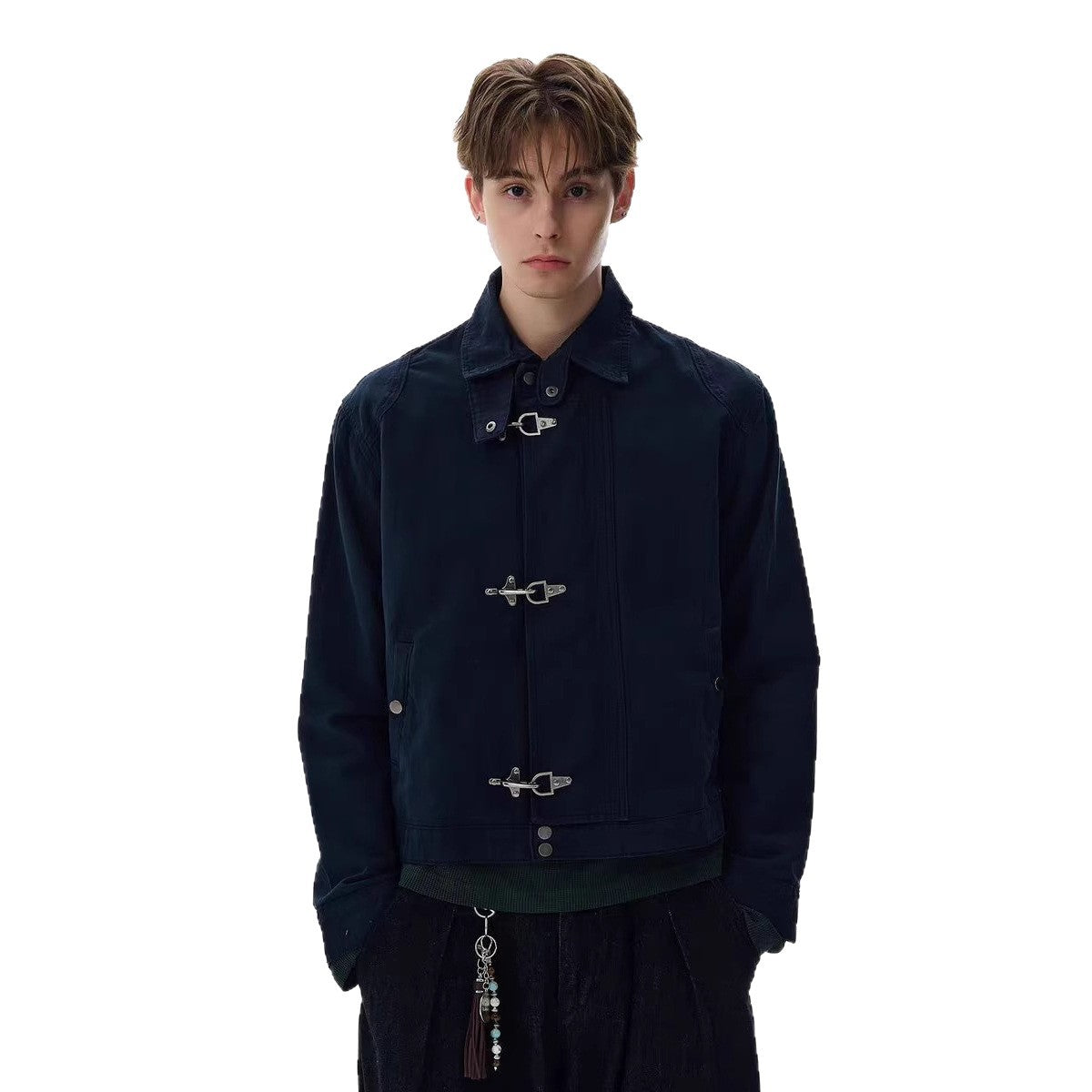 American Retro Jacket Short Wide Version Versatile Autumn Coat