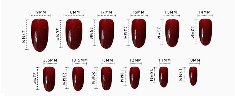 Z-345 Art Rose False Nail Sheet Wearing