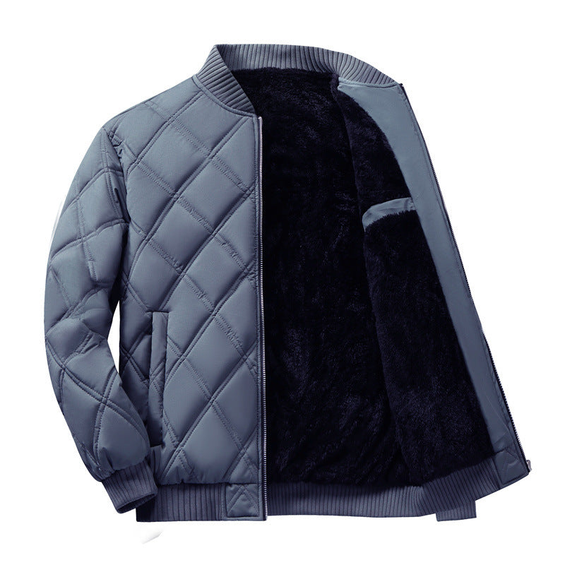 Fashion Personality Men's Fleece Lined Coat