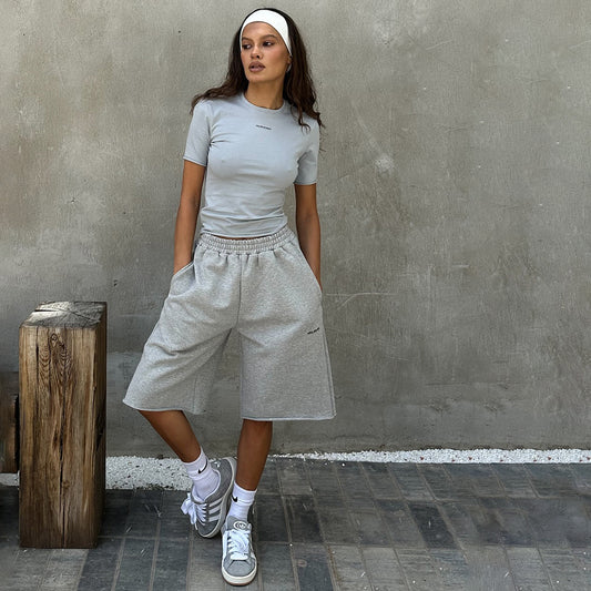 Women's European And American-style Cotton Capri Shorts