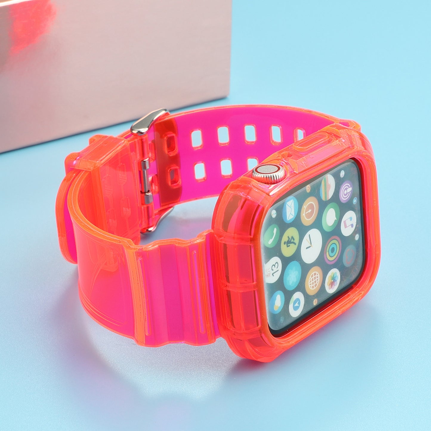 Transparent anti-drop watch strap