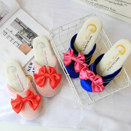 Ladies Indoor Non-Slip Floor Cotton Slippers