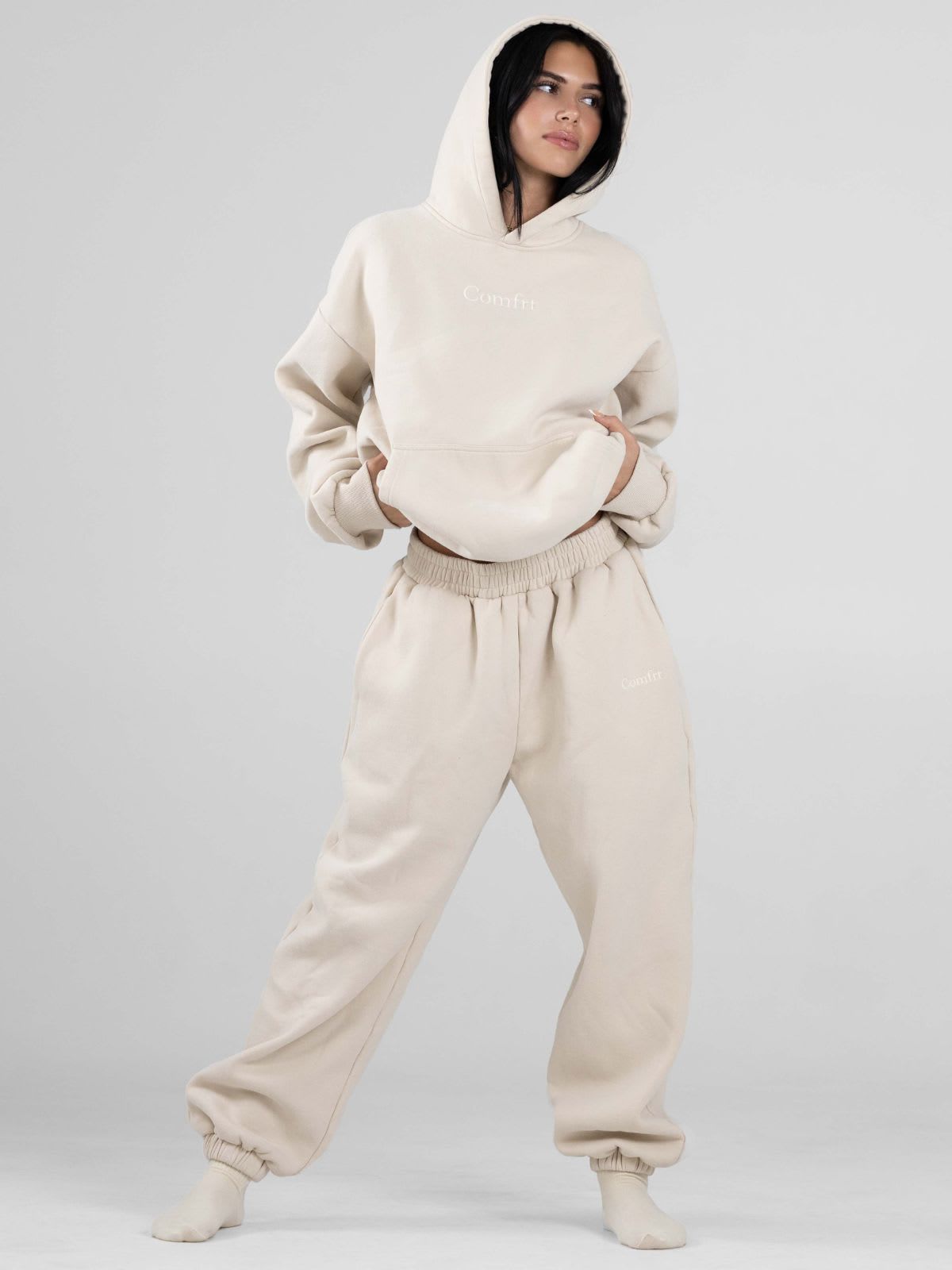 Couples Hoodie And Casual Loose Sweatpants Set