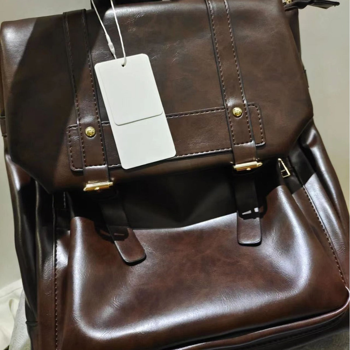 Retro Soft Leather Women's Bag Casual Cambridge Satchel